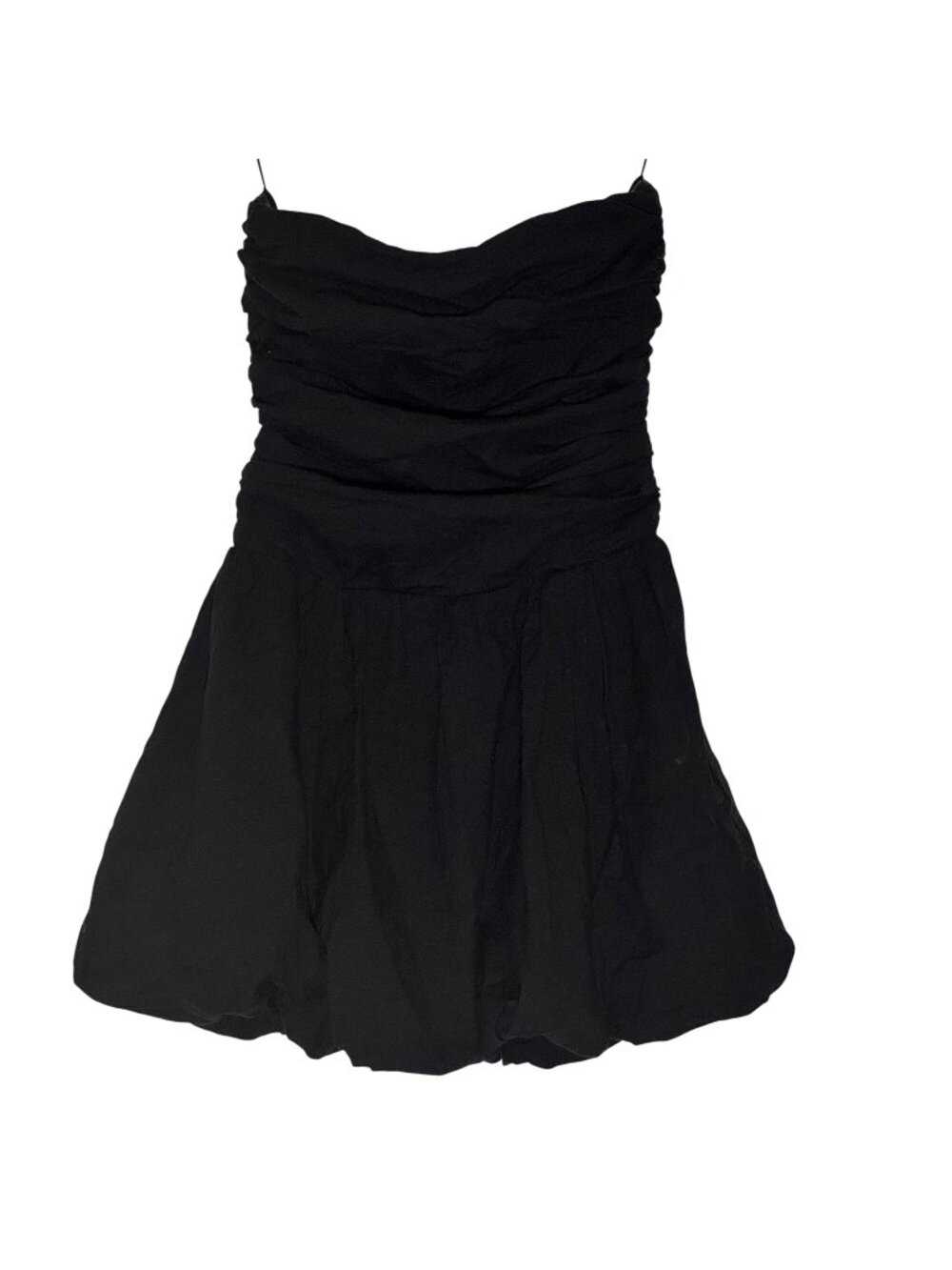Reformation Clea Strapless Dress Women's Size 4 in Black Excellent Condition!